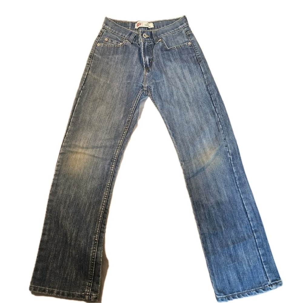 Levi's 514 Straight Jeans Women's 27x27 Medium Wash Stretch Denim Classic Fit‎